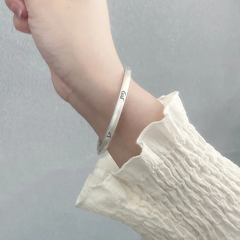 Stone Edge Poly 999 Fine Silver Bangles Women's-2