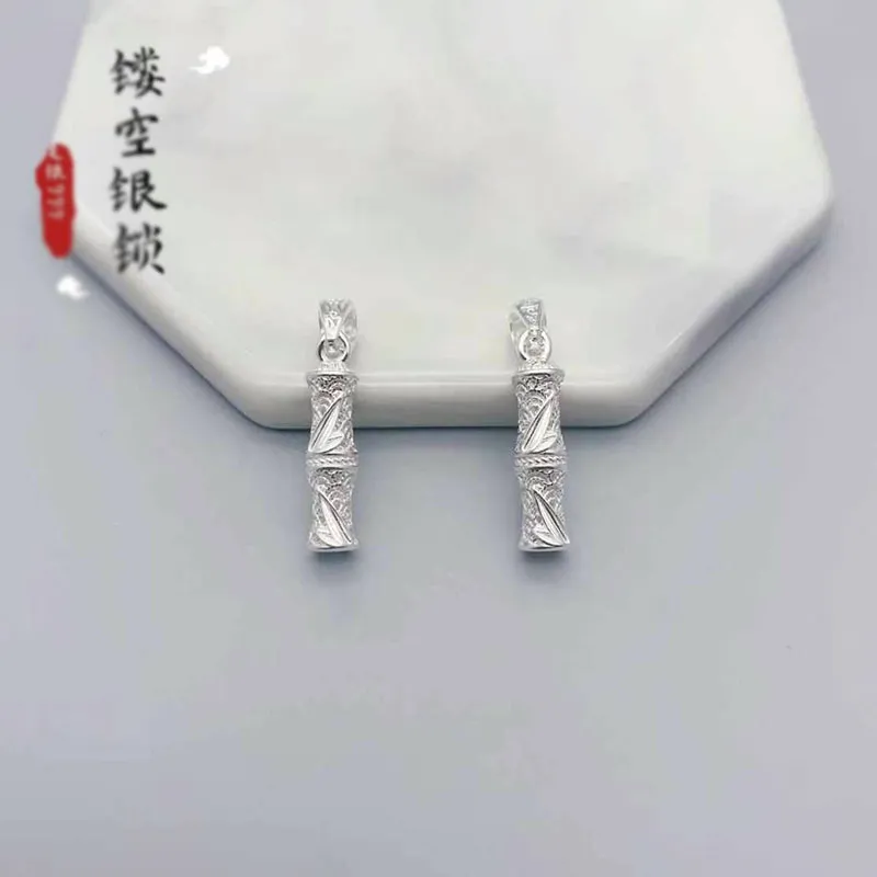 Stone Edge Poly 999 Fine Silver Pendants Unisex-2