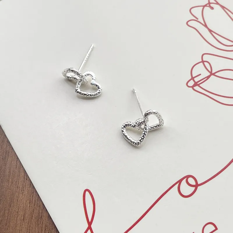 CENTURY&KINDLE S925 Silver Stud Earrings Women's-6