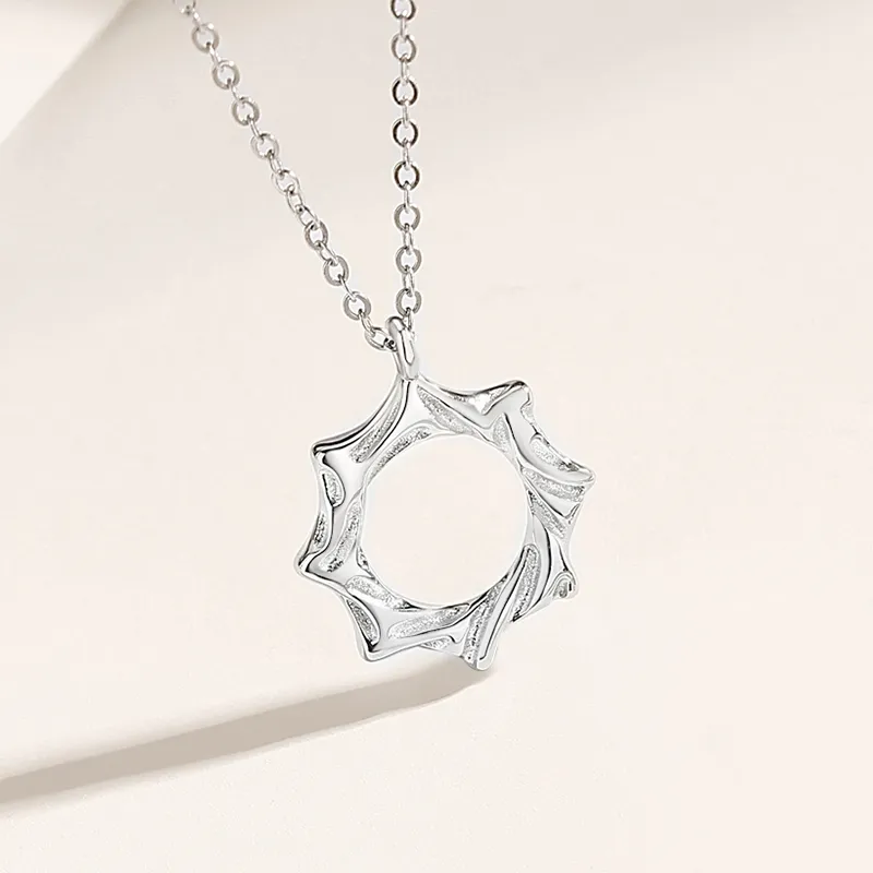CENTURY&KINDLE S925 Silver Necklaces Unisex-1