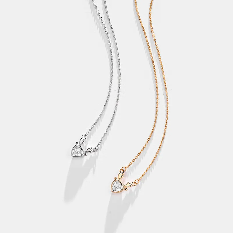 CENTURY&KINDLE S925 Silver Necklaces Women's-4