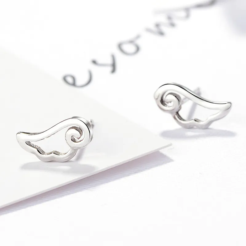 CENTURY&KINDLE S925 Silver Stud Earrings Women's-6