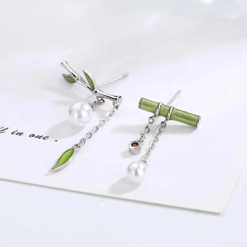 CENTURY&KINDLE S925 Silver Earrings Women's-1