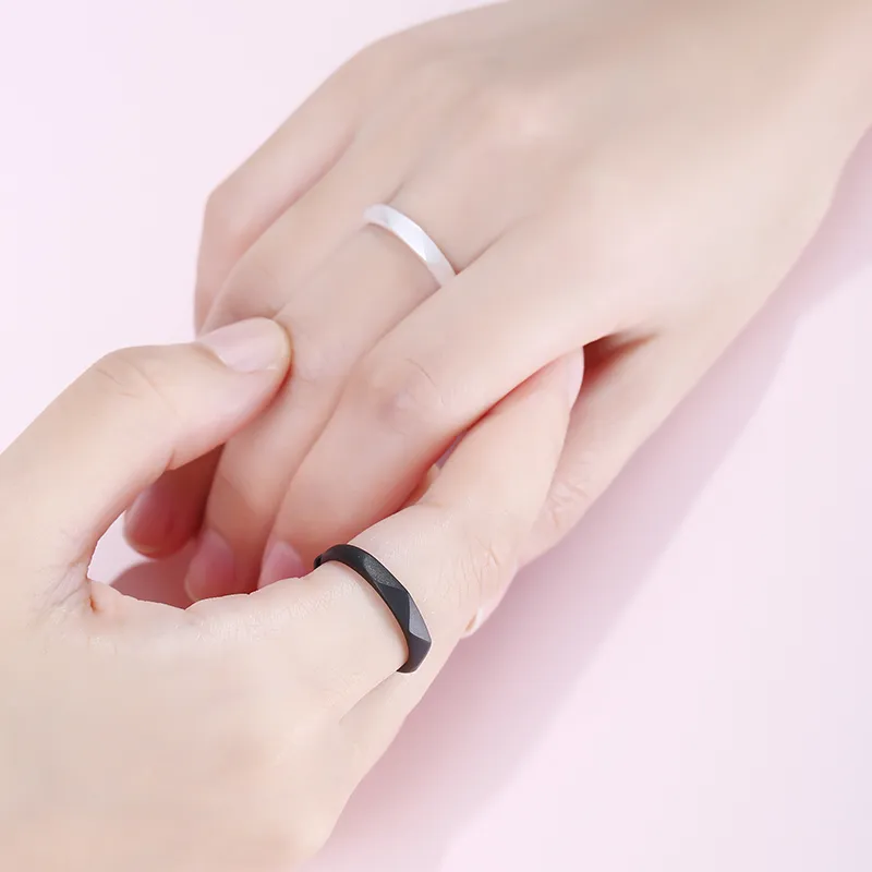 CENTURY&KINDLE S925 Silver Rings Unisex-4