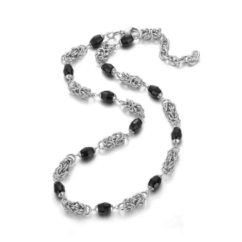CENTURY&KINDLE Titanium Steel Necklaces Men's-4