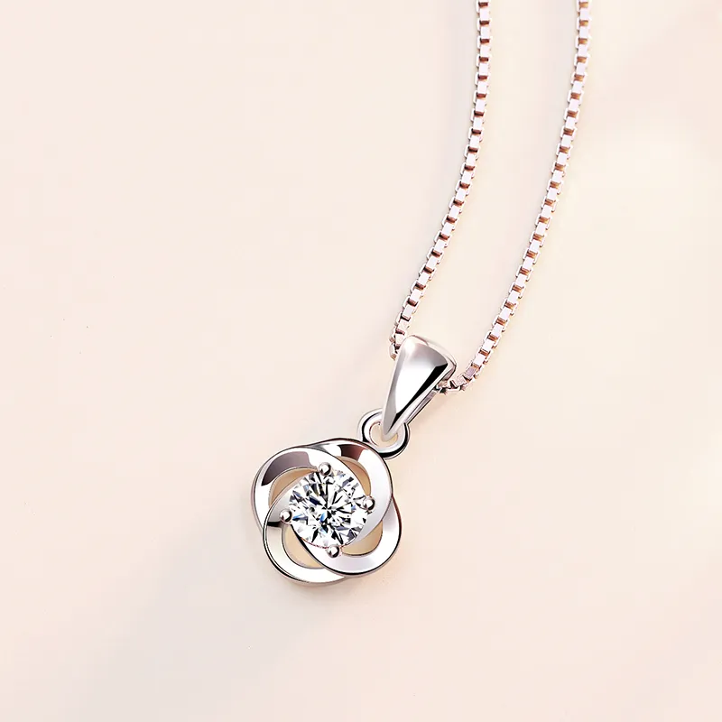 CENTURY&KINDLE 999 Fine Silver Necklaces Women's-2
