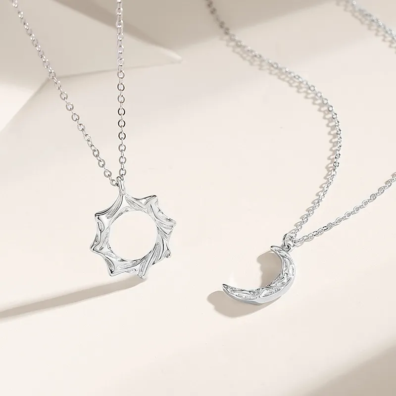 CENTURY&KINDLE S925 Silver Necklaces Unisex-15