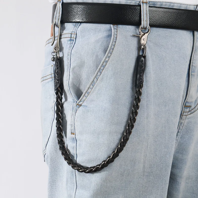CENTURY&KINDLE Metal Pants Chains Unisex-4