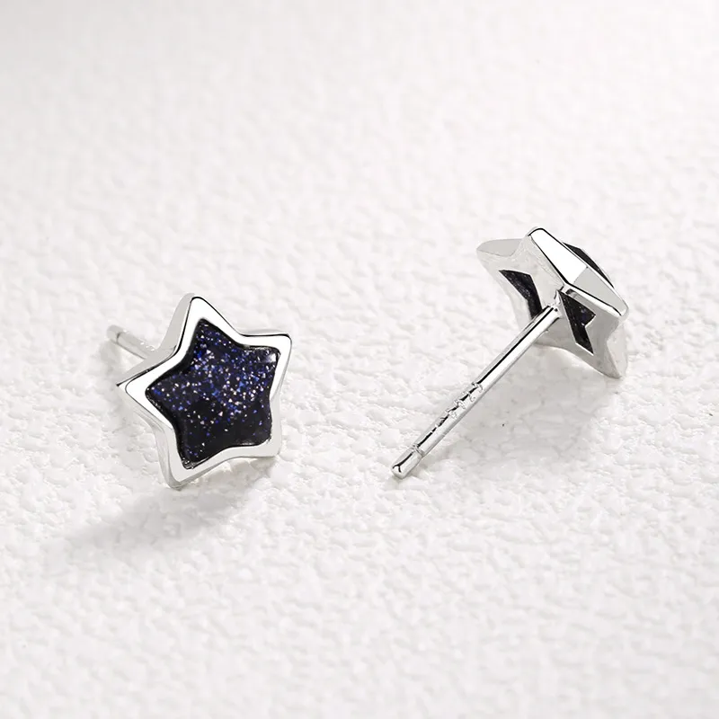 CENTURY&KINDLE S925 Silver Stud Earrings Women's-1