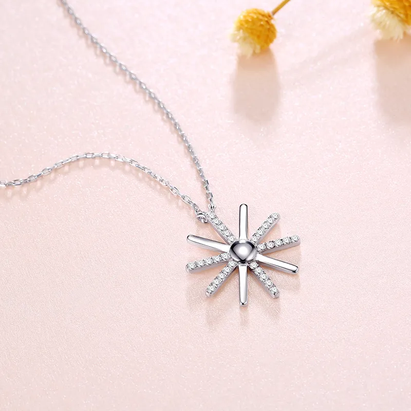 CENTURY&KINDLE S925 Silver Necklaces Women's-5