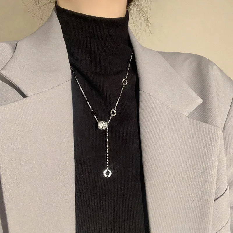 CENTURY&KINDLE Titanium Steel Necklaces Unisex-3