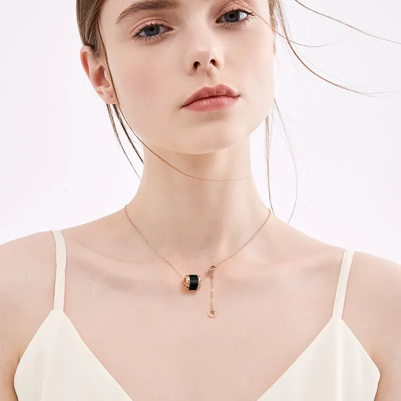 CENTURY&KINDLE Titanium Steel Necklaces Women's-4