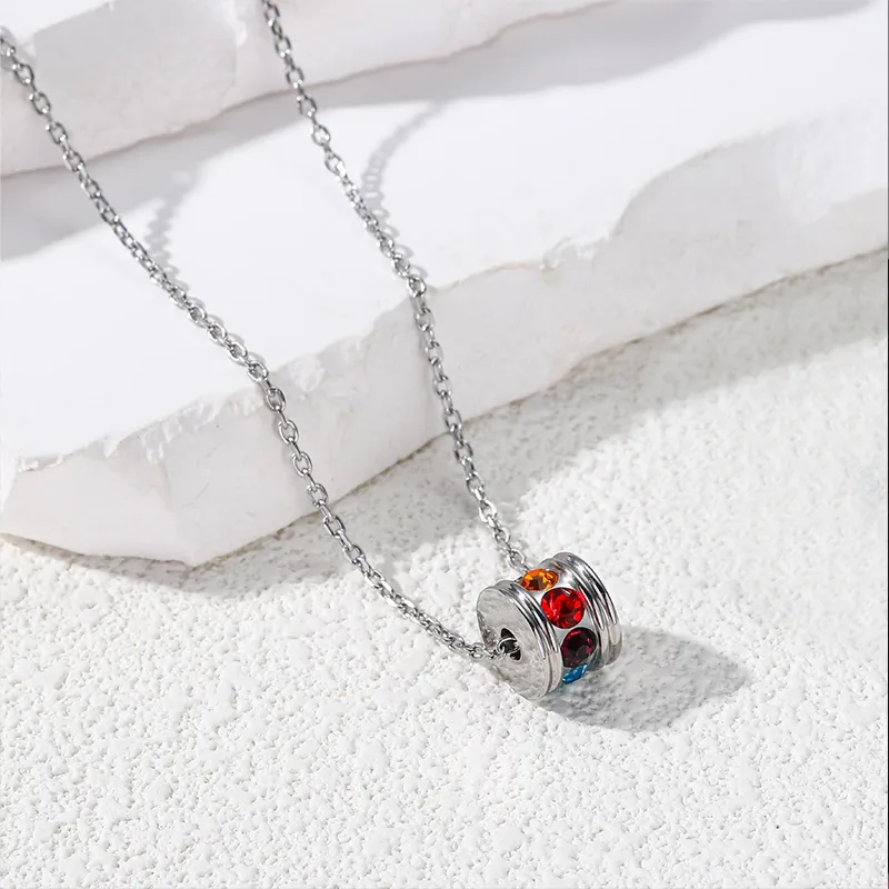 CENTURY&KINDLE Titanium Steel Necklaces Unisex-1