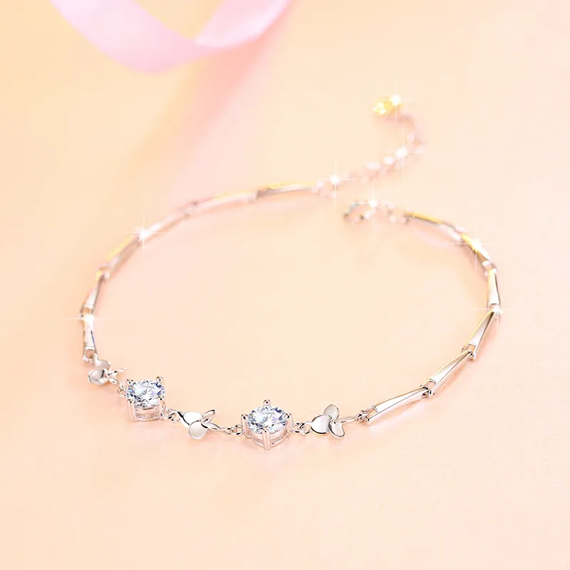 CENTURY&KINDLE S925 Silver Bracelets Women's-6