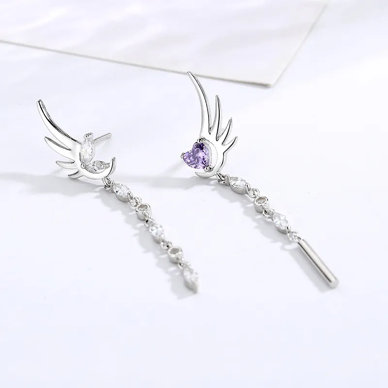 CENTURY&KINDLE S925 Silver Earrings Women's-6