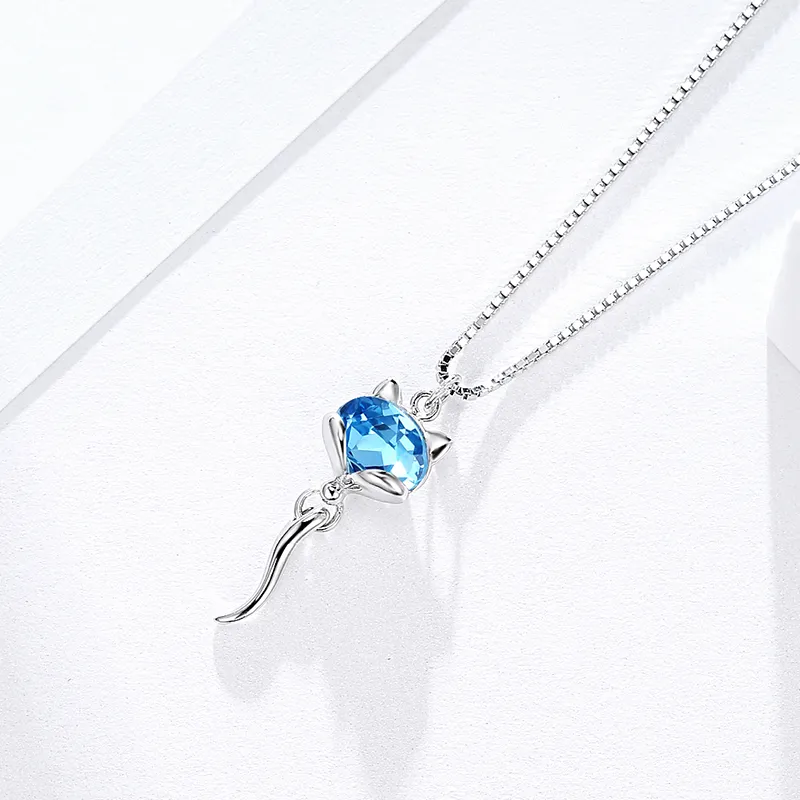 CENTURY&KINDLE S925 Silver Necklaces Women's-3