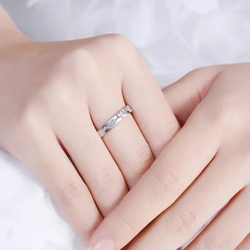 CENTURY&KINDLE S925 Silver Rings Unisex-8