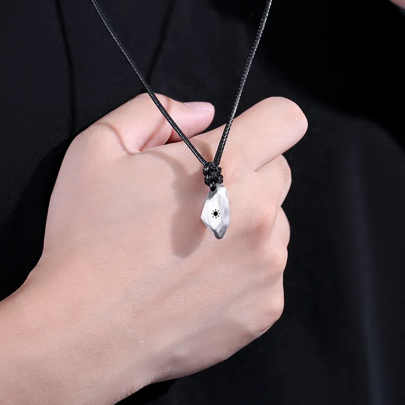 CENTURY&KINDLE S925 Silver Necklaces Unisex-2