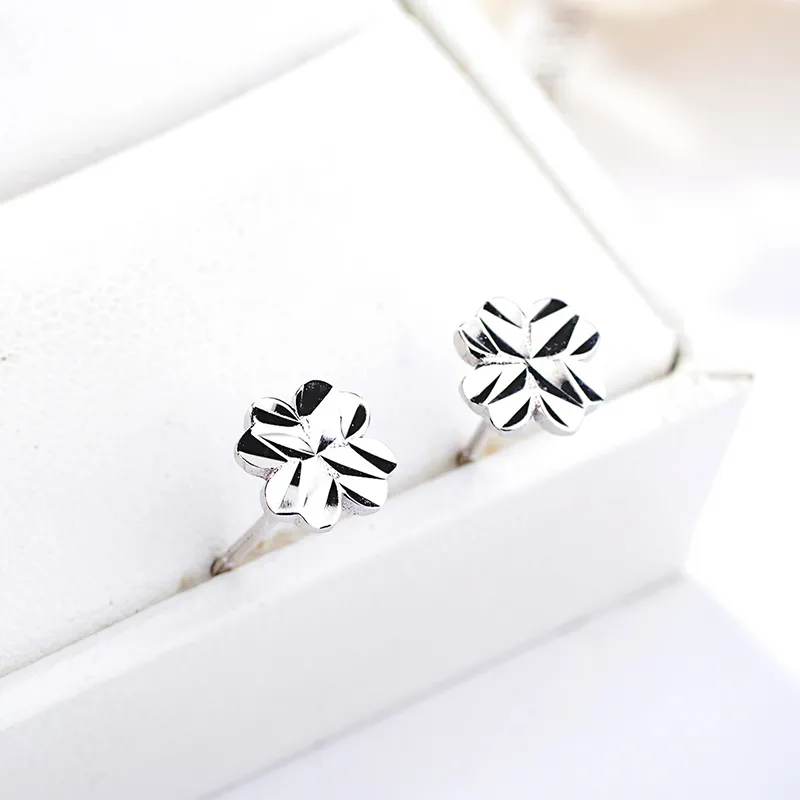CENTURY&KINDLE S925 Silver Stud Earrings Women's-4