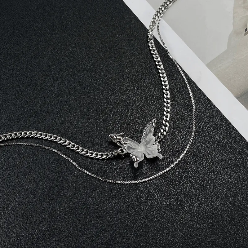 CENTURY&KINDLE Titanium Steel Necklaces Women's-2