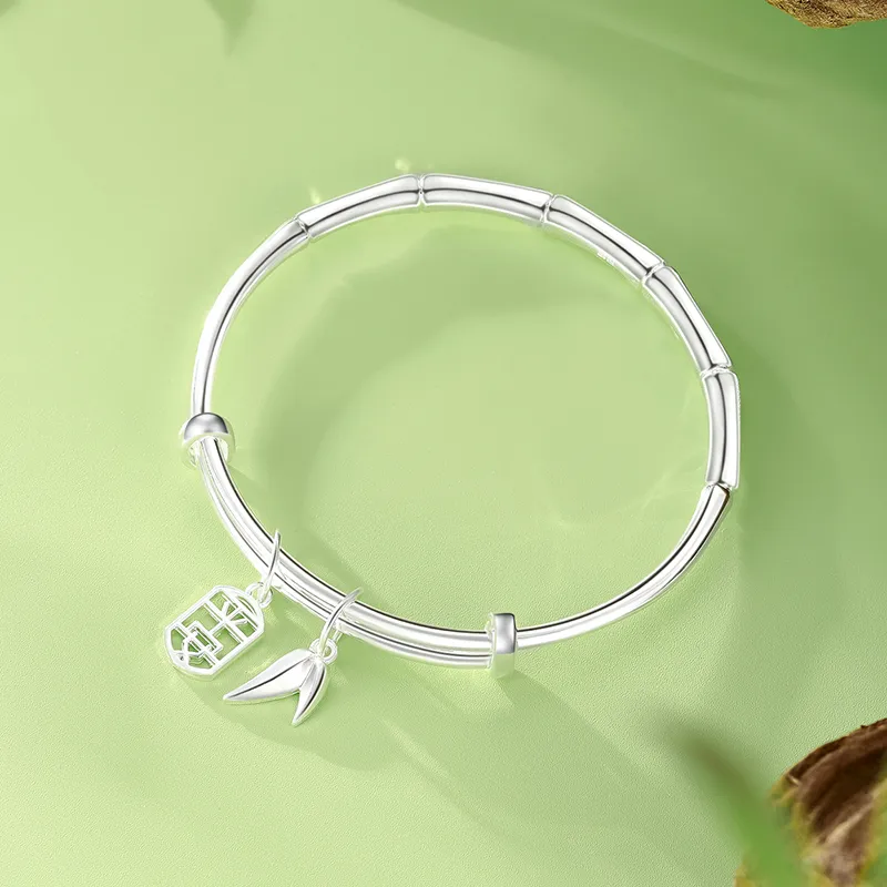 CENTURY&KINDLE 999 Fine Silver Sterling Silver Bracelets Women's-1