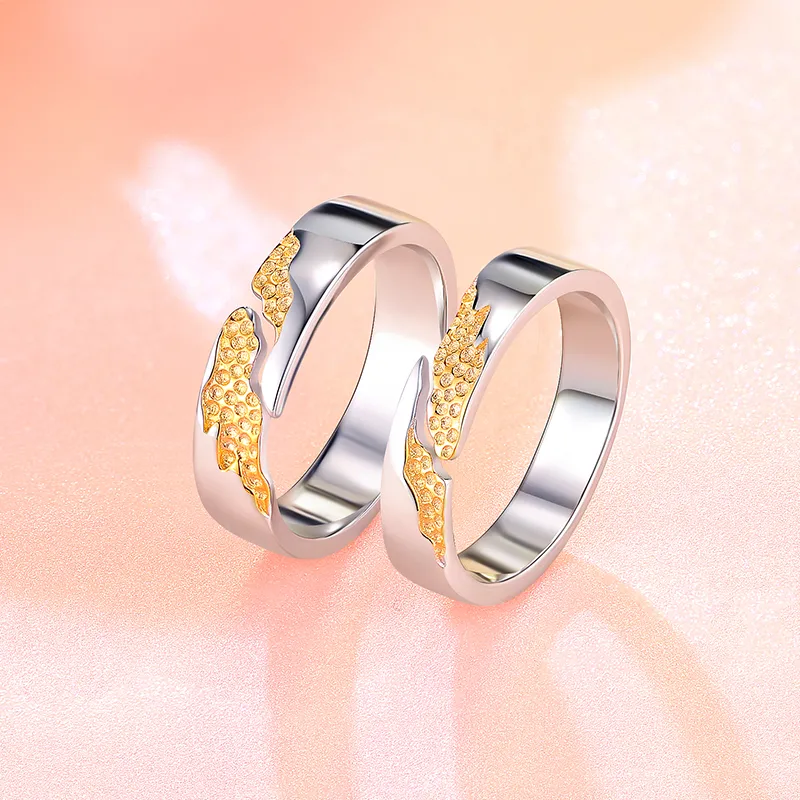 CENTURY&KINDLE S925 Silver Rings Unisex-3