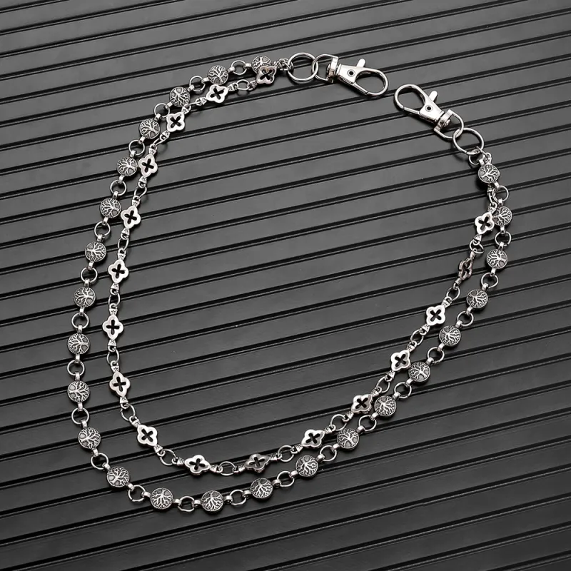 CENTURY&KINDLE Metal Pants Chains Unisex-3
