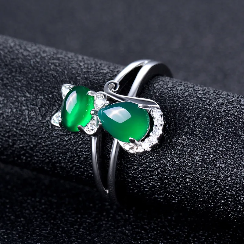 CENTURY&KINDLE Chalcedony Rings Women's-1