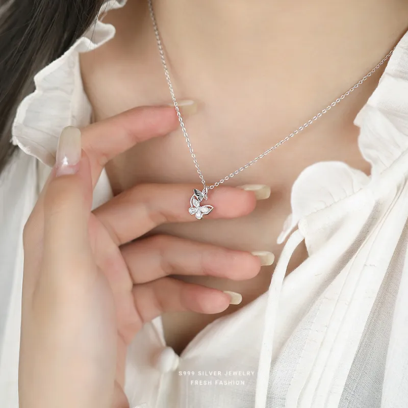 CENTURY&KINDLE 925 Sterling Silver Necklaces Women's-4
