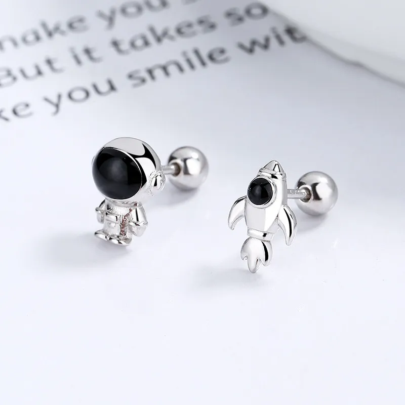 CENTURY&KINDLE S925 Silver Stud Earrings Women's-6