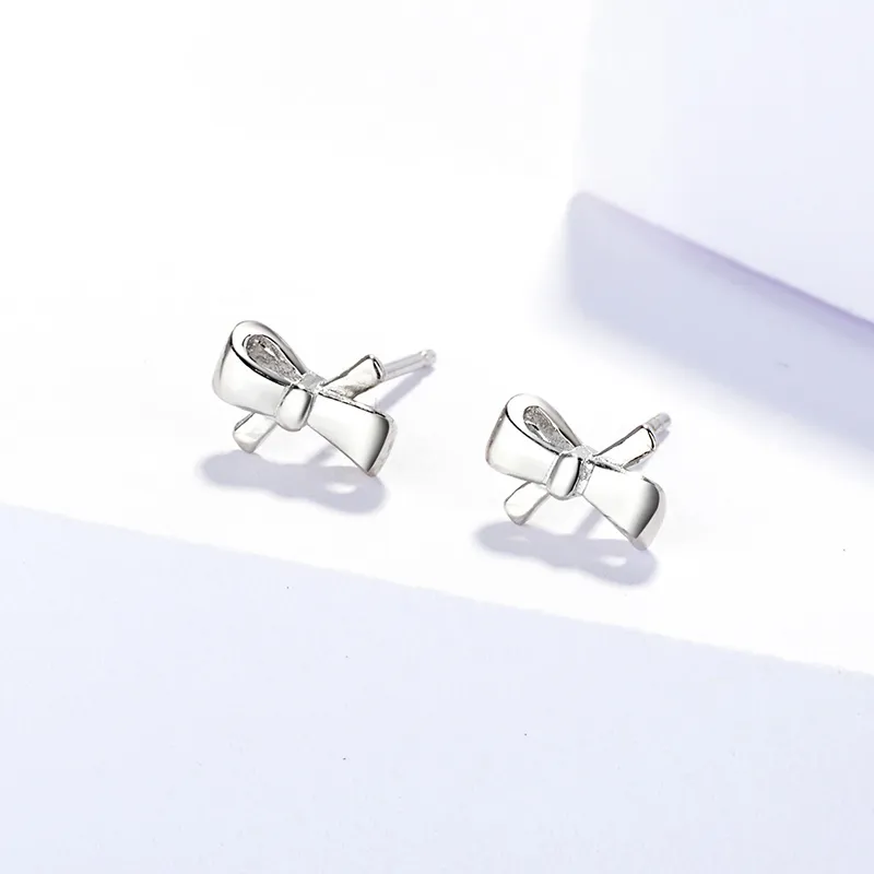 CENTURY&KINDLE S925 Silver Stud Earrings Women's-2
