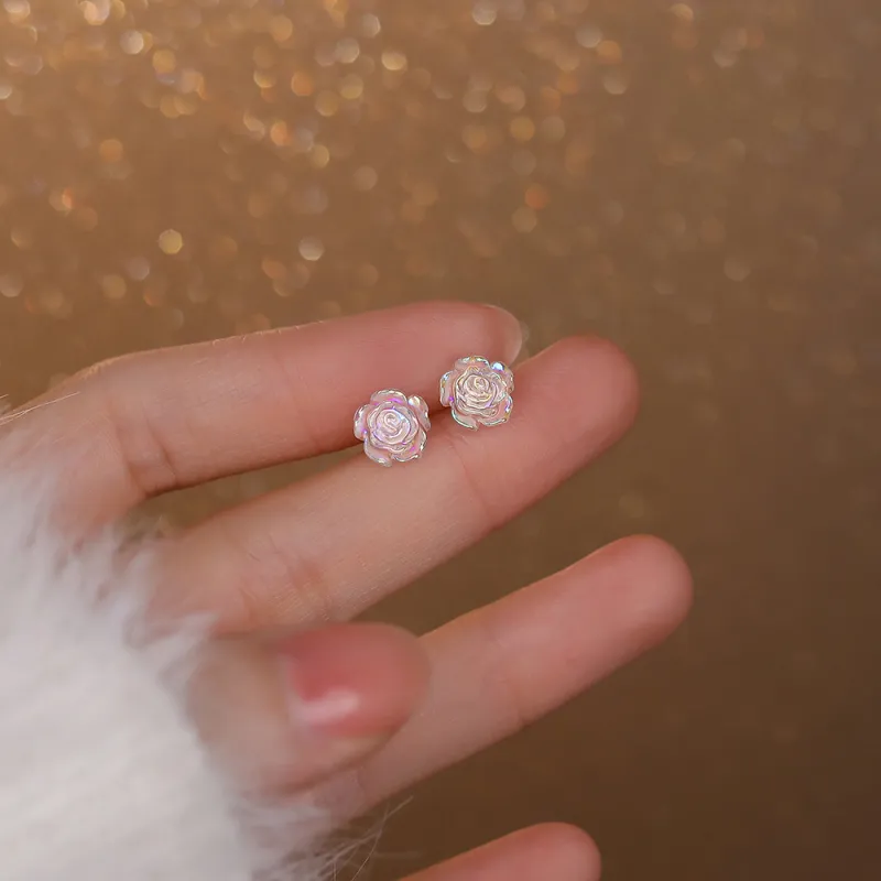 CENTURY&KINDLE S925 Silver Stud Earrings Women's-2