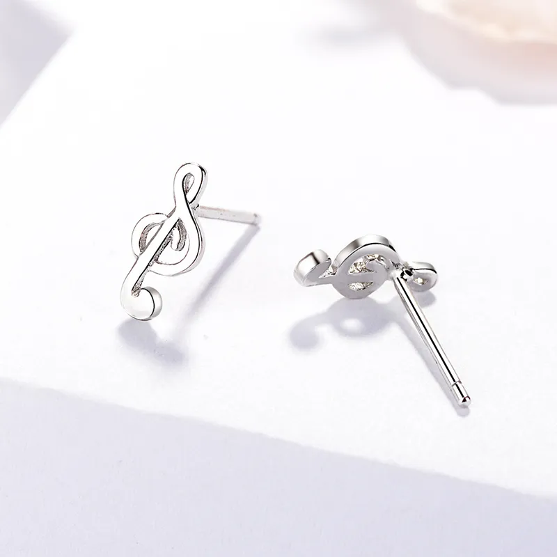 CENTURY&KINDLE S925 Silver Stud Earrings Women's-3