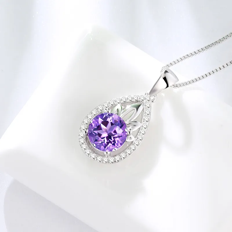 CENTURY&KINDLE S925 Silver Necklaces Women's-3