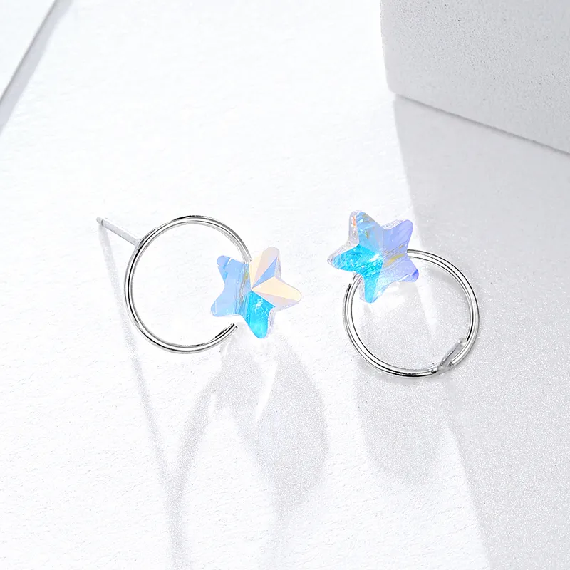 CENTURY&KINDLE S925 Silver Earrings Women's-4