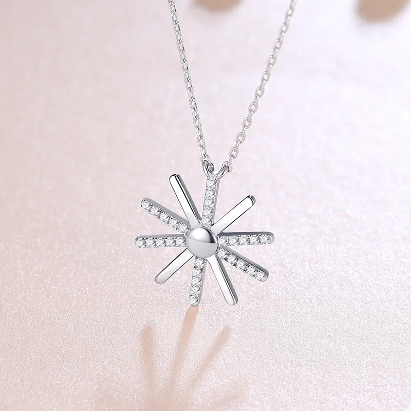 CENTURY&KINDLE S925 Silver Necklaces Women's-2