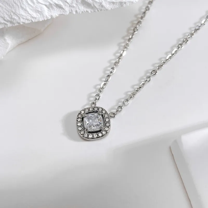 CENTURY&KINDLE Titanium Steel Necklaces Women's-3