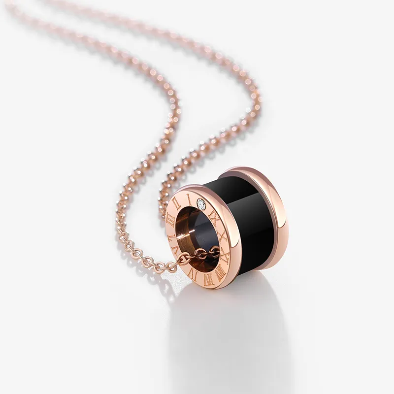 CENTURY&KINDLE Titanium Steel Necklaces Women's-2