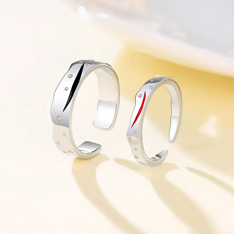 CENTURY&KINDLE S925 Silver Rings Unisex-15