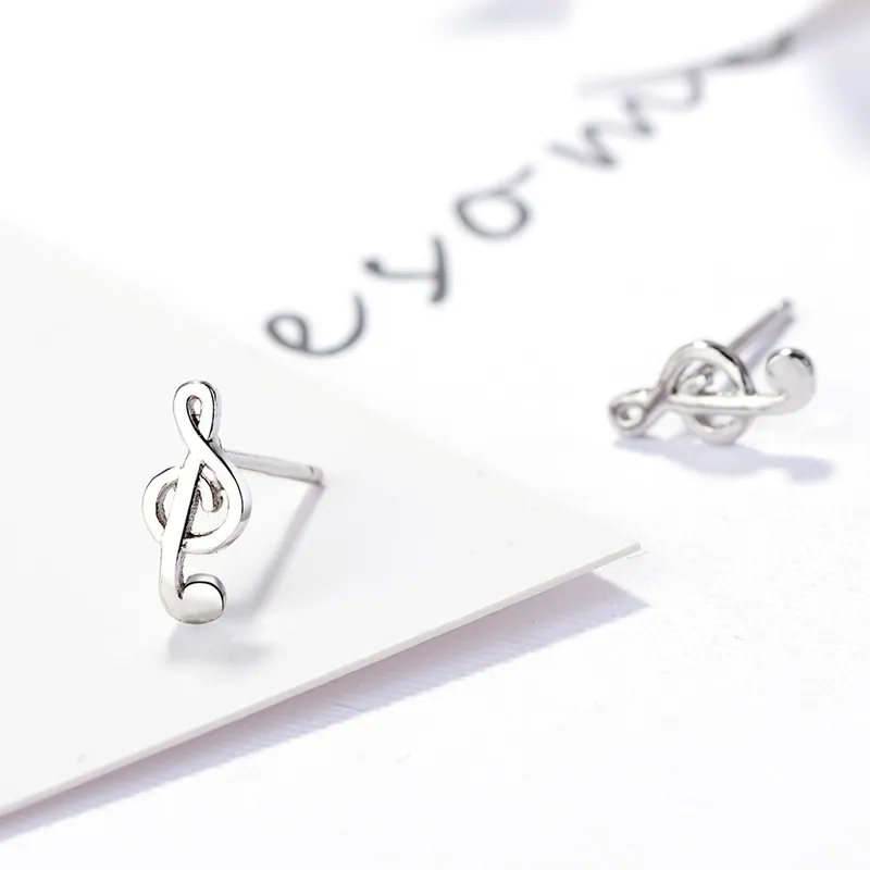 CENTURY&KINDLE S925 Silver Stud Earrings Women's-4