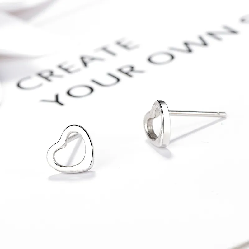 CENTURY&KINDLE S925 Silver Stud Earrings Women's-2