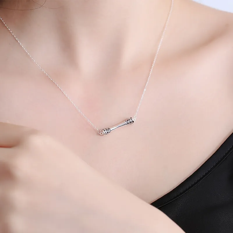 CENTURY&KINDLE S925 Silver Necklaces Women's-7