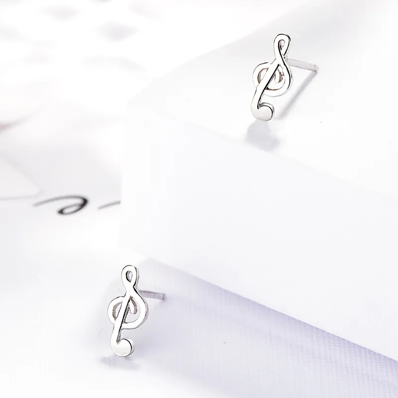 CENTURY&KINDLE S925 Silver Stud Earrings Women's-2