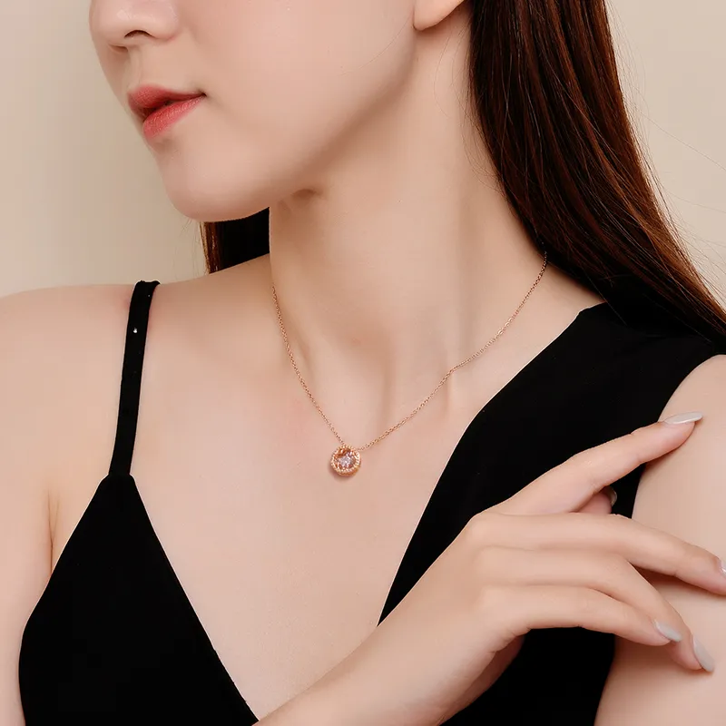 CENTURY&KINDLE 316L Titanium Steel Necklaces Women's-4