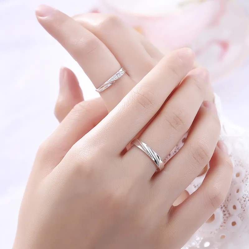 CENTURY&KINDLE S925 Silver Rings Unisex-9