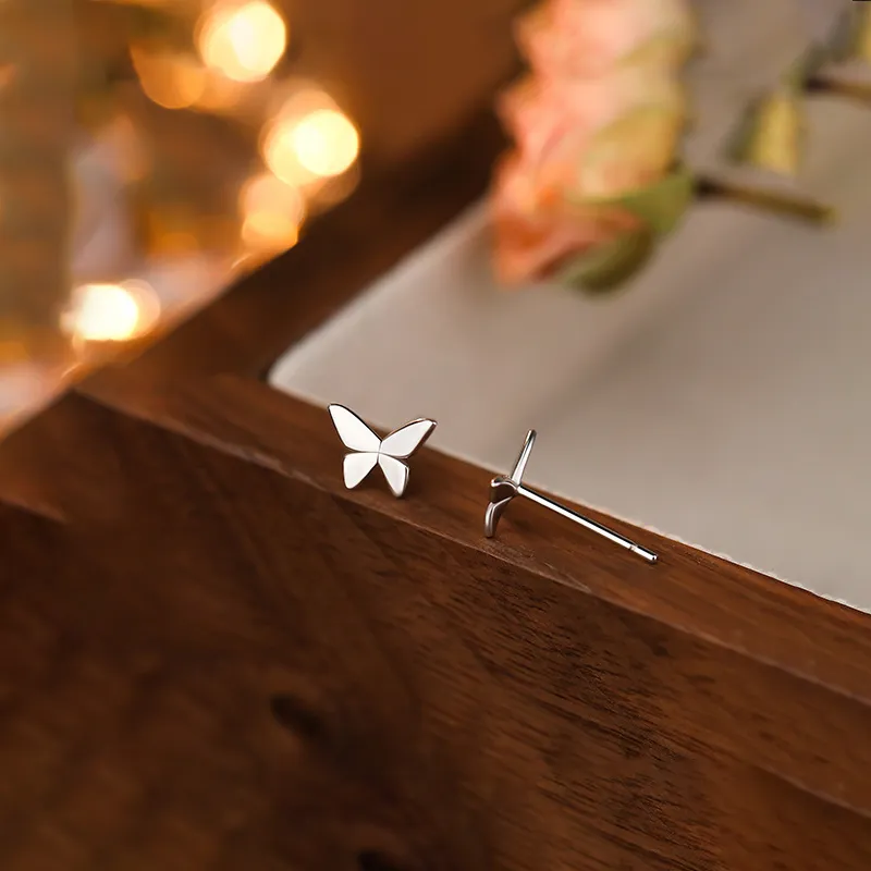CENTURY&KINDLE 999 Fine Silver Stud Earrings Women's-6