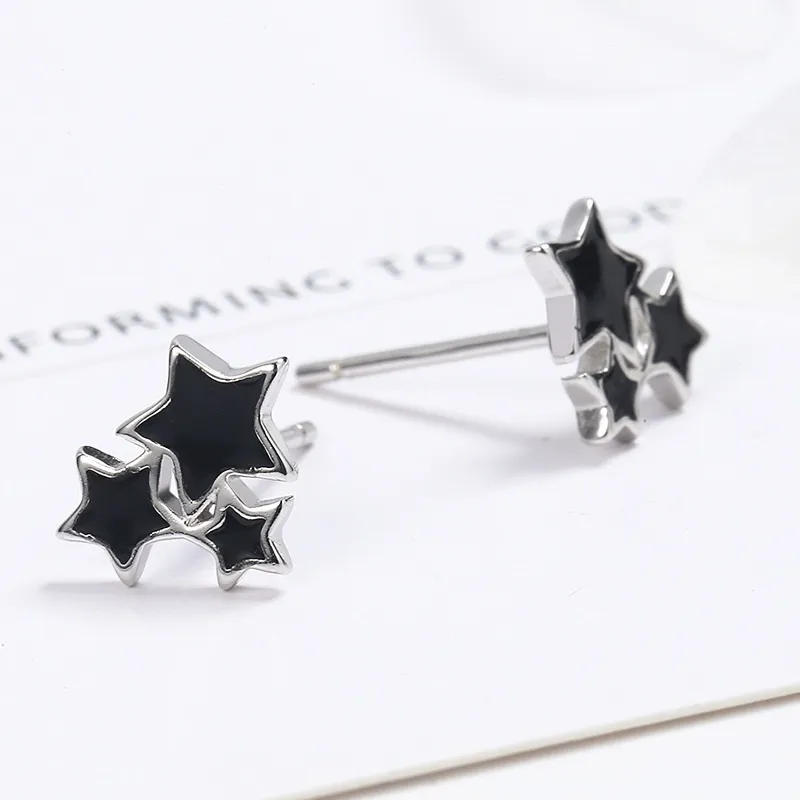 CENTURY&KINDLE S925 Silver Stud Earrings Women's-4