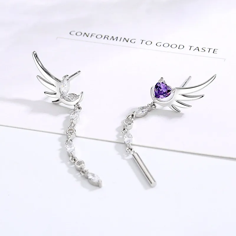 CENTURY&KINDLE S925 Silver Earrings Women's-1
