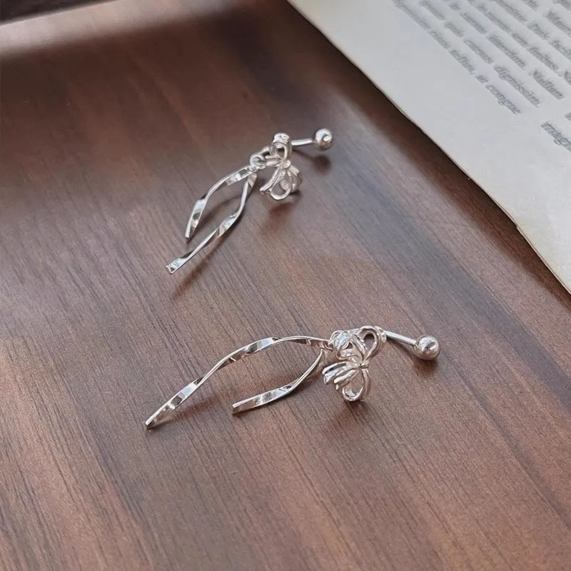CENTURY&KINDLE S925 Silver Earrings Women's-2