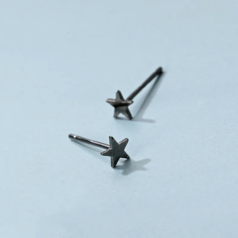 CENTURY&KINDLE S925 Silver Stud Earrings Women's-1